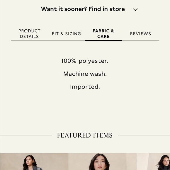 Banana Republic Removable Faux Fur Collar Coat “Blue Heather” - Picture 13 of 13